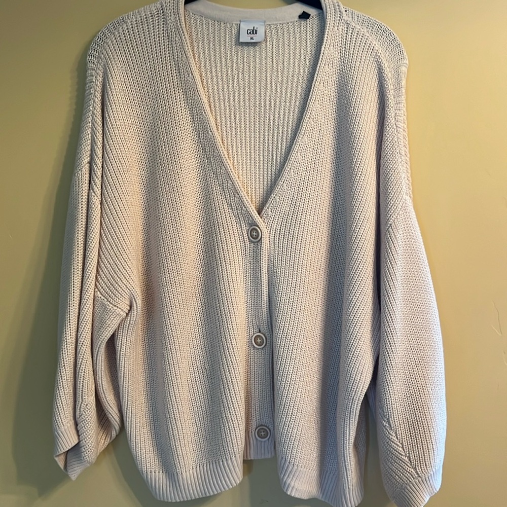 Cabi sweater-Bishop Cardigan